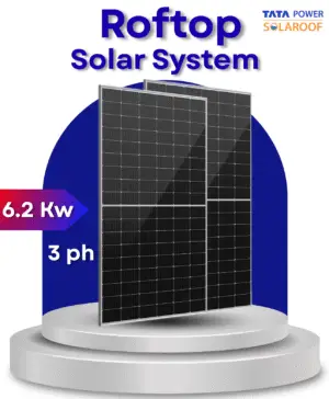 6.2 KW Rooftop solar system 3ph